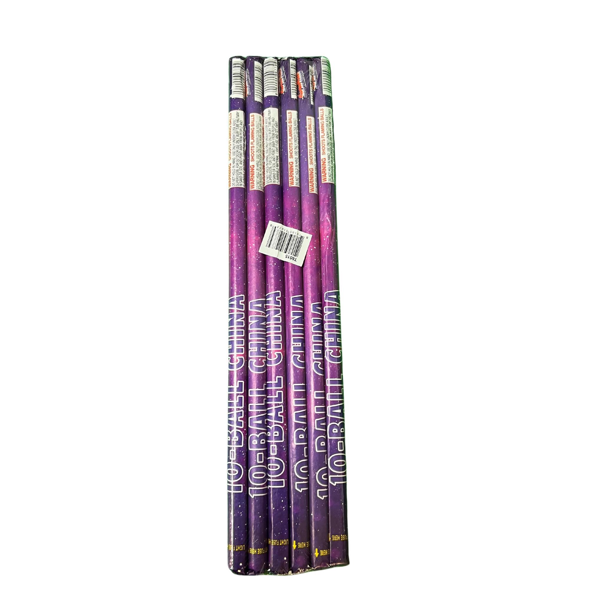 10 Ball Roman Candle 6pk