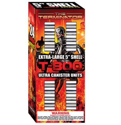 T-800 The Terminator 24 pk 5" shells