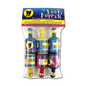 Party Popper Bag of 6