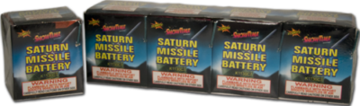 Saturn Missiles 25 shot Pack of 4 - Borderline Fireworks Outlet