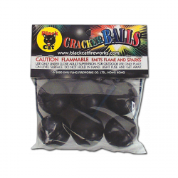 Black Cat Cracker Balls - Borderline Fireworks Outlet