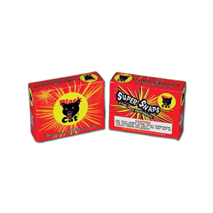 Black Cat Small Super Snaps - Borderline Fireworks Outlet