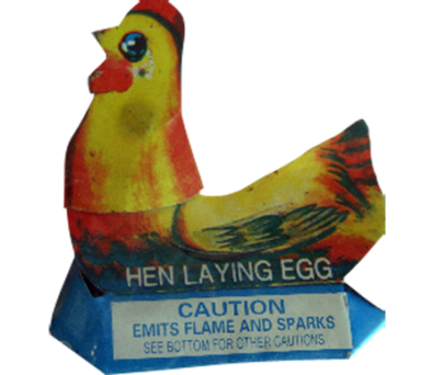 Hen Laying Egg - Borderline Fireworks Outlet