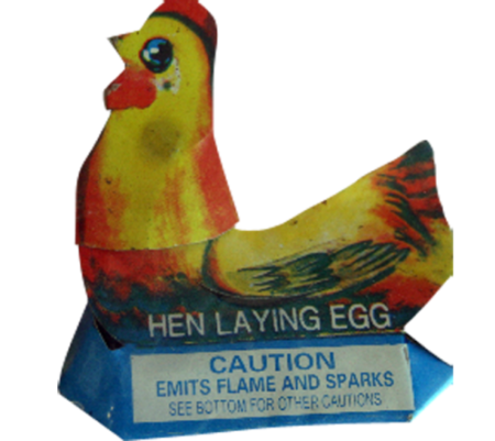 Hen Laying Egg - Borderline Fireworks Outlet