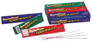 #8 Showtime Color (Bamboo)  Sparklers - Borderline Fireworks Outlet