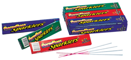 #8 Showtime Color (Bamboo)  Sparklers - Borderline Fireworks Outlet